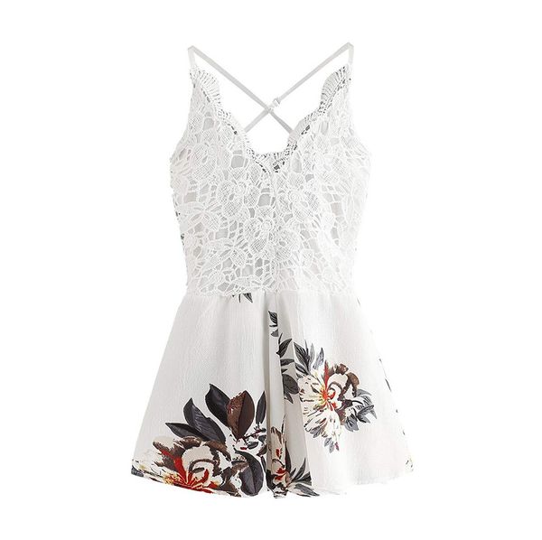 rompers womens jumpsuit lace long pants fashion woman casual sleeveless strap print lace short jumpsuit d300504, Black;white
rompers womens jumpsuit lace long pants fashion woman casual sleeveless strap print lace short jumpsuit d300504, Black;white