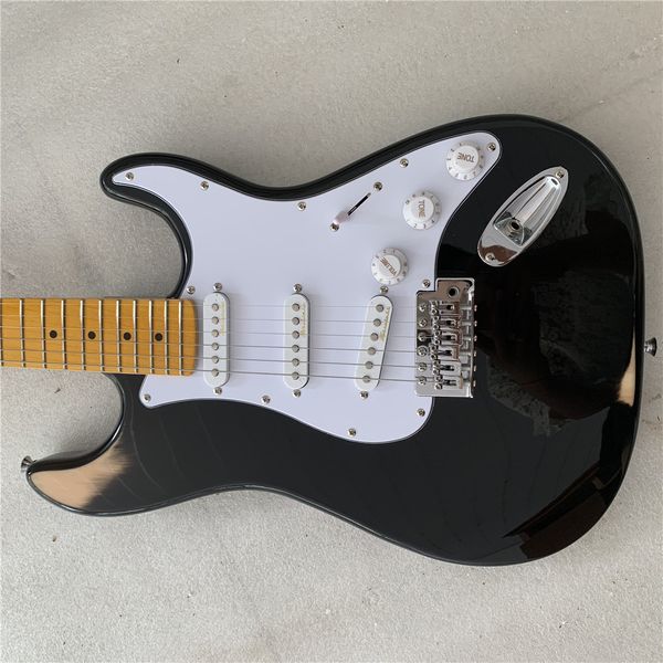 in stock white pickup double rocking black electric guitar, birthday present. can be customized according to requirements guitars guitarra
in stock white pickup double rocking black electric guitar, birthday present. can be customized according to requirements guitars guitarra