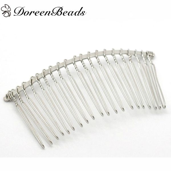 DoreenBeads 10 PCs dull silver color Comb Shape Hair Clips For Women Girls Jewelry 7.8cm x 3.8cm (3-1/8"x1-1/2") (B17122)
DoreenBeads 10 PCs dull silver color Comb Shape Hair Clips For Women Girls Jewelry 7.8cm x 3.8cm (3-1/8"x1-1/2") (B17122)