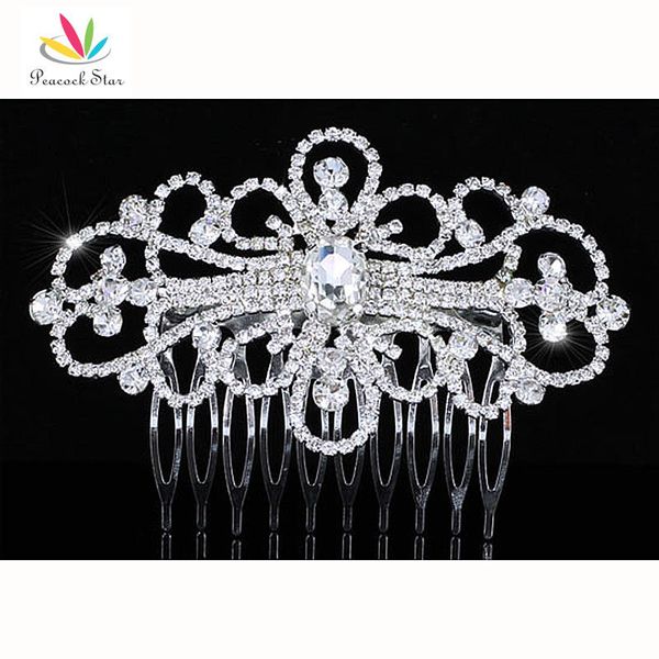 bridesmaid bridal wedding art deco vintage style crystal hair comb ct1678, Golden;white
bridesmaid bridal wedding art deco vintage style crystal hair comb ct1678, Golden;white