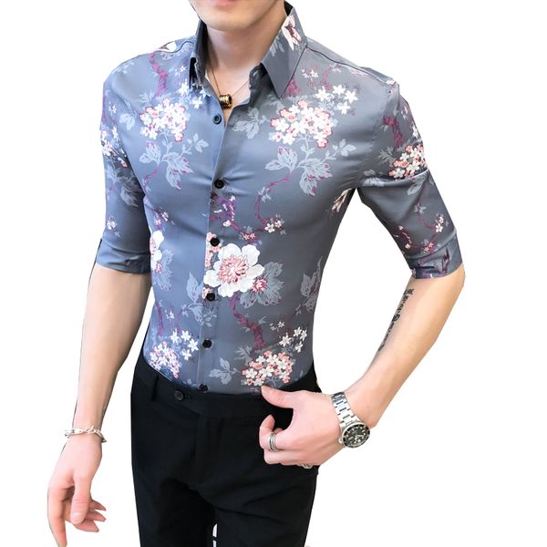 british style stylish print shirts for men summer 2020 slim fit casual gray shirts for men streetwear prom tuxedo dress 3xl, White;black
british style stylish print shirts for men summer 2020 slim fit casual gray shirts for men streetwear prom tuxedo dress 3xl, White;black