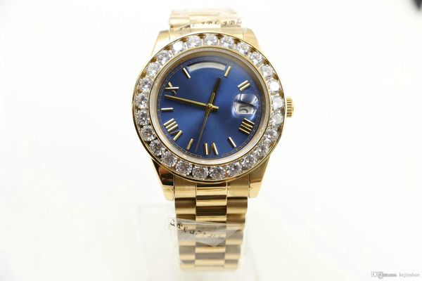 2020 roma 44mm fashion day -date automatic movement sapphire big diamonds blue face gold stainless men wristwatch, Slivery;brown
2020 roma 44mm fashion day -date automatic movement sapphire big diamonds blue face gold stainless men wristwatch, Slivery;brown