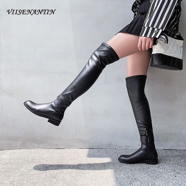 viisenantin over the knee stretch boots female flat 2019 autum winter new skinny boots women's black all-match fashion long boot
viisenantin over the knee stretch boots female flat 2019 autum winter new skinny boots women's black all-match fashion long boot