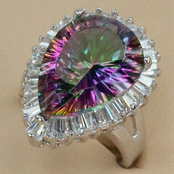 shunxunze explosion models engagement wedding rings for men and women rainbow mystic cubic zirconia accessories rhodium plated r710 size 9, Silver
shunxunze explosion models engagement wedding rings for men and women rainbow mystic cubic zirconia accessories rhodium plated r710 size 9, Silver