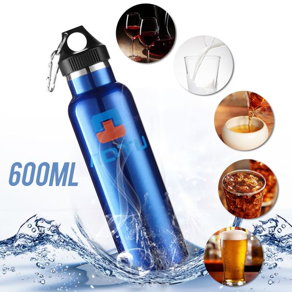 600ml double wall insulated stainless steel water bottle cleaning brush kit camping hiking bottles with carabiner easy to carry
600ml double wall insulated stainless steel water bottle cleaning brush kit camping hiking bottles with carabiner easy to carry