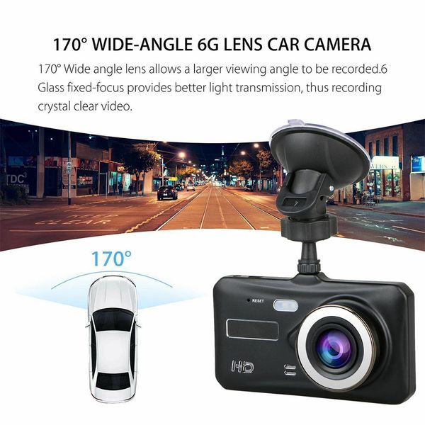 4inch 1080p portable driving safe reminder parking monitor recorder zinc alloy easy install touch screen dual lens dvr dash cam car
4inch 1080p portable driving safe reminder parking monitor recorder zinc alloy easy install touch screen dual lens dvr dash cam car