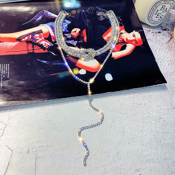 chokers tie shiny rhinestones necklace japan korea style neckband exquisite short clavicle chain for women fashion neck accessories, Golden;silver
chokers tie shiny rhinestones necklace japan korea style neckband exquisite short clavicle chain for women fashion neck accessories, Golden;silver