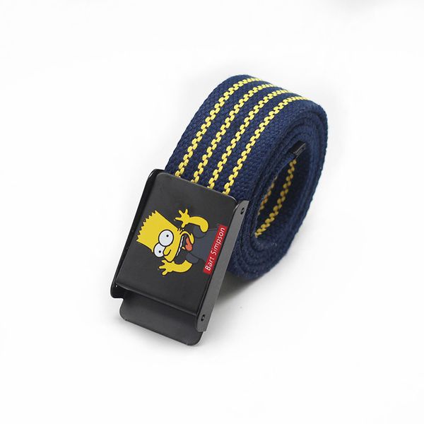 tide brand mens belts designer men belt with simpson pattern buckle luxury belts with striped for mens womens size 110*3.8cm optionals, Black;brown
tide brand mens belts designer men belt with simpson pattern buckle luxury belts with striped for mens womens size 110*3.8cm optionals, Black;brown