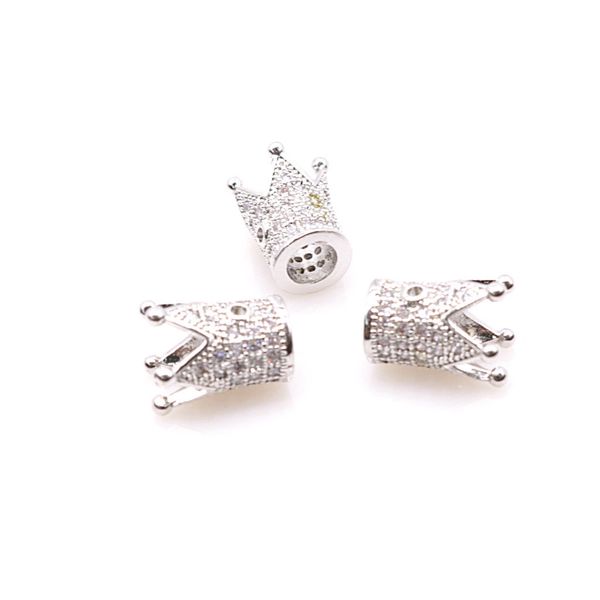 10pcs microinlaid white zircon copper fittings silver crown real gold plating color preservation inlaid zircon crown bracelet accessories, Blue;slivery
10pcs microinlaid white zircon copper fittings silver crown real gold plating color preservation inlaid zircon crown bracelet accessories, Blue;slivery