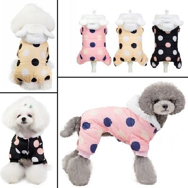 1 pcs fashion autumn and winter thicken warm puppy dog cotton coat large polka dot four-legged cotton coat pet supplies
1 pcs fashion autumn and winter thicken warm puppy dog cotton coat large polka dot four-legged cotton coat pet supplies