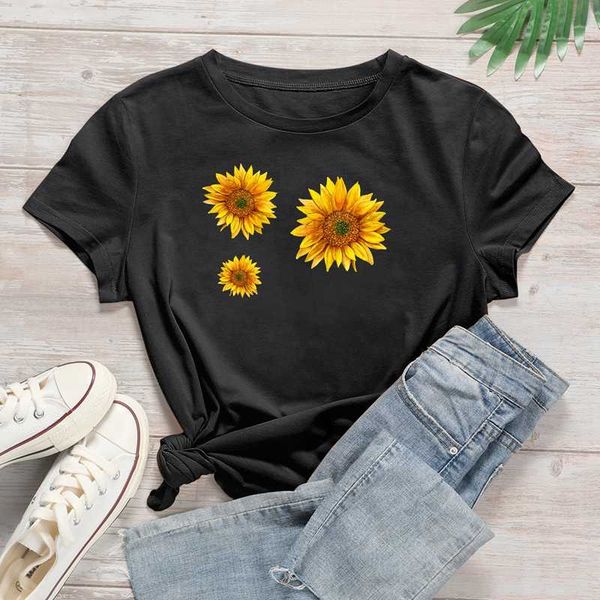 plus size sunflower graphic women's t-shirt harajuku tees tshirt cotton t shirt couple clothes camisas mujer streetwear, White
plus size sunflower graphic women's t-shirt harajuku tees tshirt cotton t shirt couple clothes camisas mujer streetwear, White