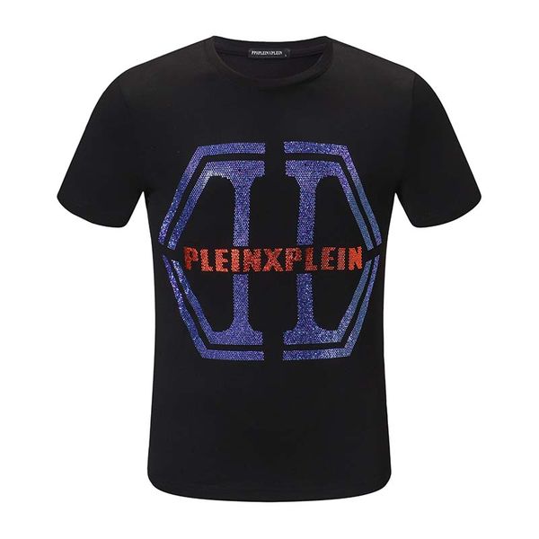 european station tide brand men's short-sleeved t-shirt 19 autumn new trend drilling letters english half sleeve shirt, White;black
european station tide brand men's short-sleeved t-shirt 19 autumn new trend drilling letters english half sleeve shirt, White;black