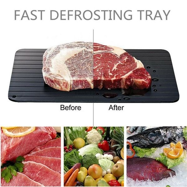 magic defrost tray metal plate defrosting tray safe fast thawing frozen meat fish sea food kitchen cook gadget tool
magic defrost tray metal plate defrosting tray safe fast thawing frozen meat fish sea food kitchen cook gadget tool