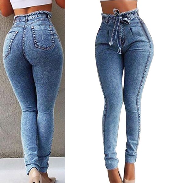 ladies elastic slim fringe belt high waist jeans casual fashion jeans nin668, Blue
ladies elastic slim fringe belt high waist jeans casual fashion jeans nin668, Blue