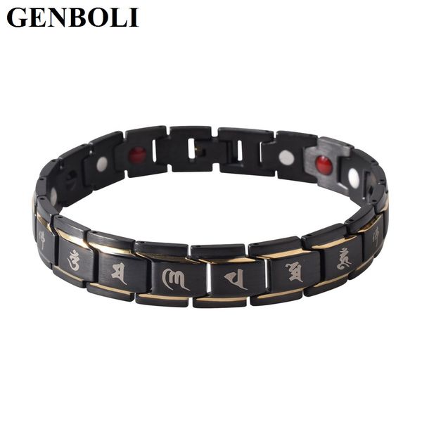 men bracelet titanium steel health energy simple religious words printed elastic bracelet bangle jewelry for male diy jewelry, Black
men bracelet titanium steel health energy simple religious words printed elastic bracelet bangle jewelry for male diy jewelry, Black