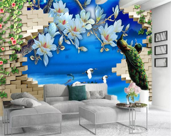 living 3d wallpaper flowers brick wall beautiful peacock delicate magnolia flower living room bedroom decoration wallpaper
living 3d wallpaper flowers brick wall beautiful peacock delicate magnolia flower living room bedroom decoration wallpaper