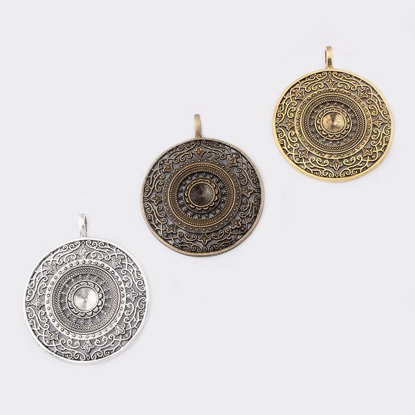 4pcs antique silver/bronzr/gold large hollow filigree round charms pendants 11mm blank tray cameo cabochon base settings, Black
4pcs antique silver/bronzr/gold large hollow filigree round charms pendants 11mm blank tray cameo cabochon base settings, Black