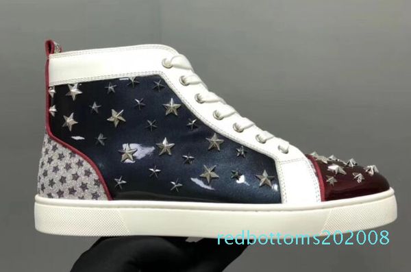 new men women designer black sneakers brand red bottom designer mens luxury shoes genuine leather white spiked toe flats rr08
new men women designer black sneakers brand red bottom designer mens luxury shoes genuine leather white spiked toe flats rr08