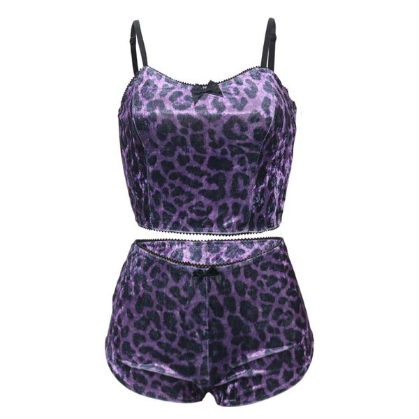 women velvet 2pcs outfits leopard print sleeveless crop shorts clubwear t4md, Black;red
women velvet 2pcs outfits leopard print sleeveless crop shorts clubwear t4md, Black;red