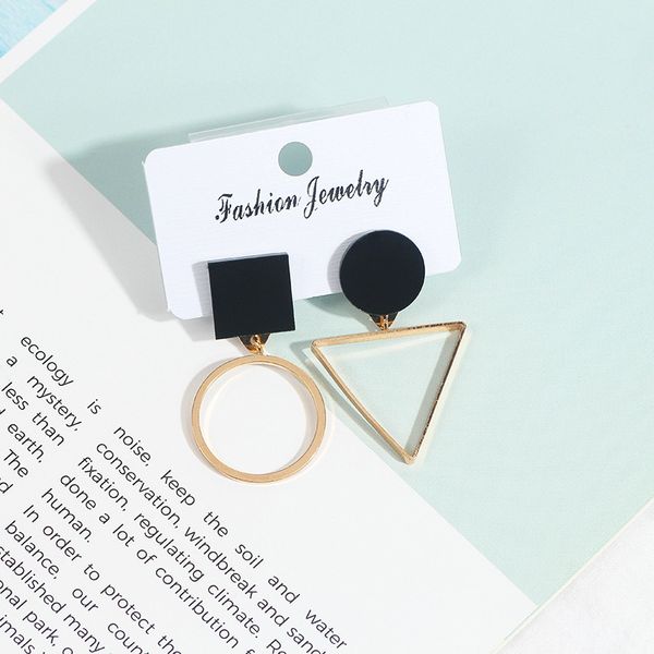 korean-style creative new style cool non-symmetrical ear stud simple versatile triangular circle earrings women's, Silver
korean-style creative new style cool non-symmetrical ear stud simple versatile triangular circle earrings women's, Silver
