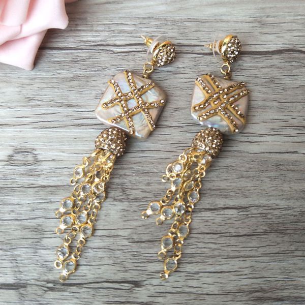 1 pairs handmade alloy tassel dangle earrings,pearl chains with pave rhinestone earring jewelry for women earrings er337, Silver
1 pairs handmade alloy tassel dangle earrings,pearl chains with pave rhinestone earring jewelry for women earrings er337, Silver