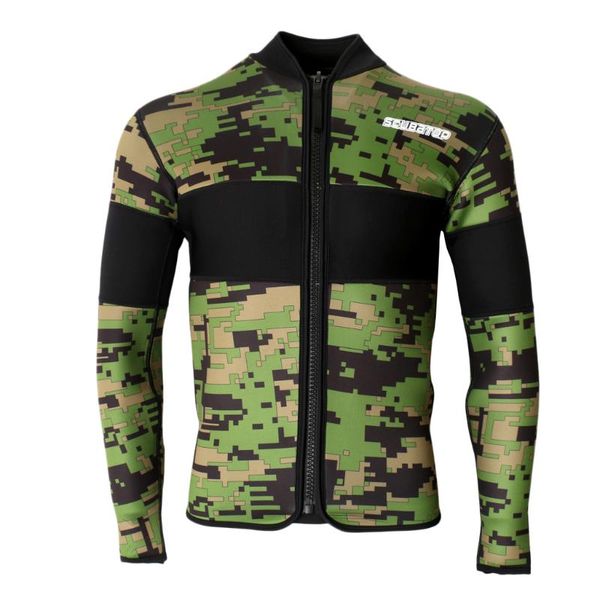 2.5mm neoprene green camo scuba diving wetsuit snorkel surf jacket kayaking canoeing
2.5mm neoprene green camo scuba diving wetsuit snorkel surf jacket kayaking canoeing