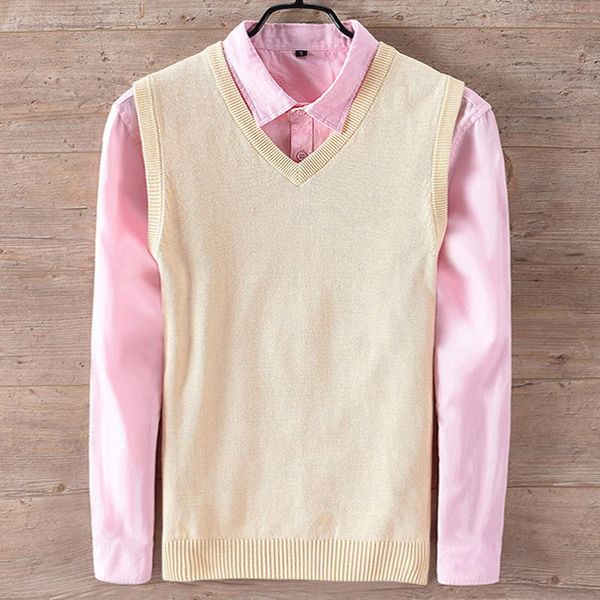 2019 men's v-neck sleeveless sweaters vest 100% cotton mens pullovers knitted vest fashion slim male knitted coats, Black;white
2019 men's v-neck sleeveless sweaters vest 100% cotton mens pullovers knitted vest fashion slim male knitted coats, Black;white