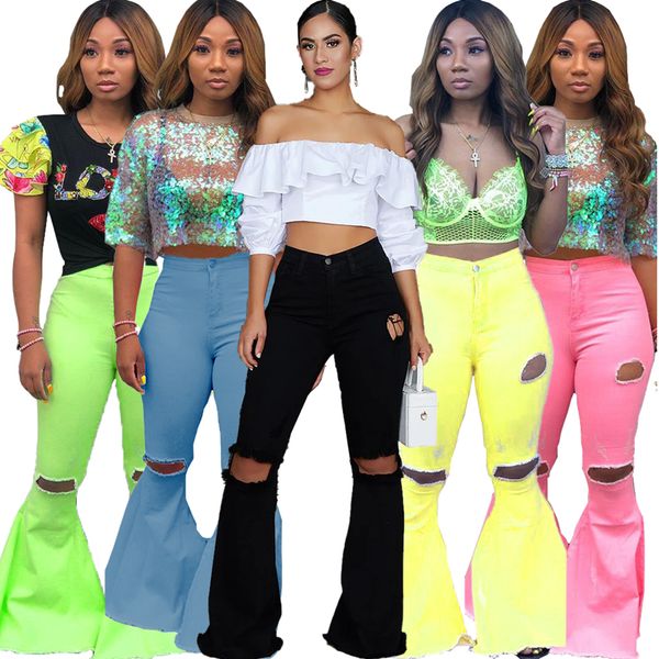 ins trendy women holes bellbottoms jeans 2020 candy color washed jeans girls skinny slim denim big wide flared long trousers new e22704, Blue
ins trendy women holes bellbottoms jeans 2020 candy color washed jeans girls skinny slim denim big wide flared long trousers new e22704, Blue