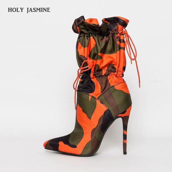 2019 spring/autumn new high heels 11cm stilettos fashion camouflage ankle boots shoes woman lace up night club boots chic1, Black
2019 spring/autumn new high heels 11cm stilettos fashion camouflage ankle boots shoes woman lace up night club boots chic1, Black