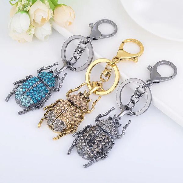 new creative crystal animal key chain adorable rhinestone insect male key chains car ring female bag accessories keychains, Silver
new creative crystal animal key chain adorable rhinestone insect male key chains car ring female bag accessories keychains, Silver