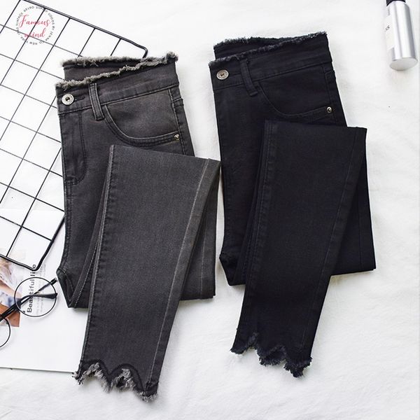 women 2019 jeans high elastic stretch jeans female washed denim skinny female ankle pencil pants stretch streetwear trousers, Blue
women 2019 jeans high elastic stretch jeans female washed denim skinny female ankle pencil pants stretch streetwear trousers, Blue