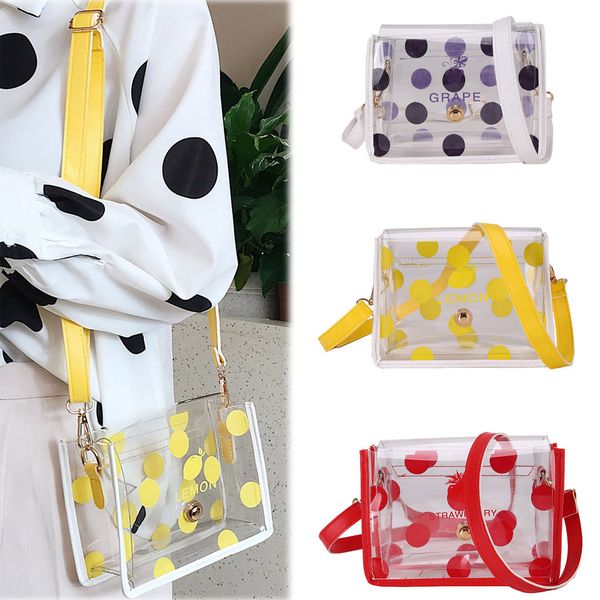 kkmhan brand women's fashion wave point transparent shoulder bag fruit grain crossbody bag dropshipping bolsas feminina
kkmhan brand women's fashion wave point transparent shoulder bag fruit grain crossbody bag dropshipping bolsas feminina