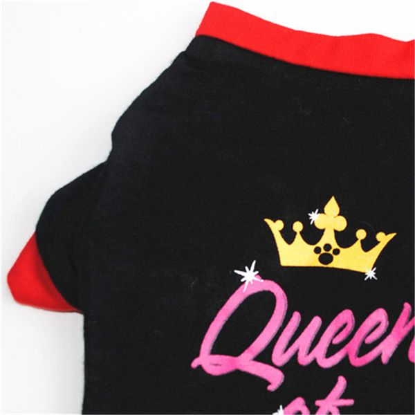 black letter печати queen dog vest дышащий весной и летом хлопок футболки для маленькой собаки тедди bomei пудель
black letter печати queen dog vest дышащий весной и летом хлопок футболки для маленькой собаки тедди bomei пудель