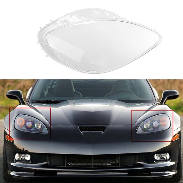 dhbh-headlight replacement lens passenger side for chevy corvette c6 2005 2006 2007 2008 2009 2010 2011 2012 2013