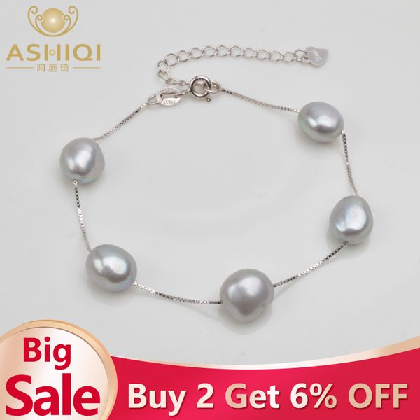 ashiqi genuine 925 sterling silver bracelet 9-10mm white gray natural freshwater baroque pearl jewelry for women, Golden;silver
ashiqi genuine 925 sterling silver bracelet 9-10mm white gray natural freshwater baroque pearl jewelry for women, Golden;silver