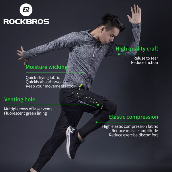 rockbros sportswear fitness gym training breathable suit sweat-absorbent quick drying running elasticity shirt sports equipment, Black;blue
rockbros sportswear fitness gym training breathable suit sweat-absorbent quick drying running elasticity shirt sports equipment, Black;blue