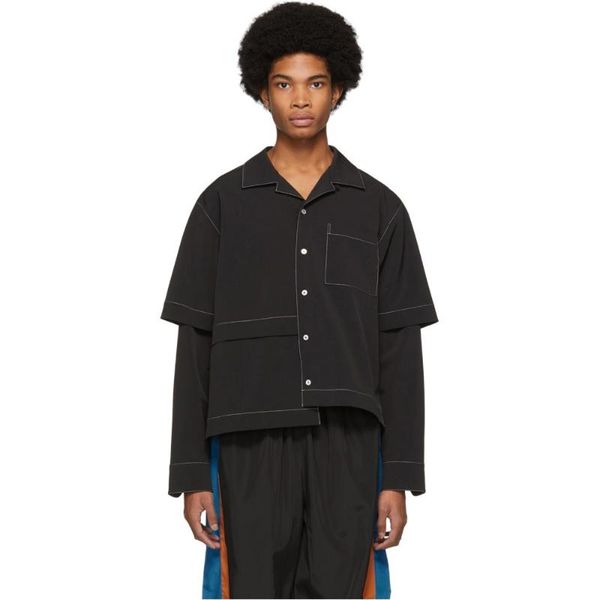 custom big code s-5xl 2019 new male fashion gd hair stylist stitching block irregular asymmetric double sleeve long sleeve shirt, White;black
custom big code s-5xl 2019 new male fashion gd hair stylist stitching block irregular asymmetric double sleeve long sleeve shirt, White;black