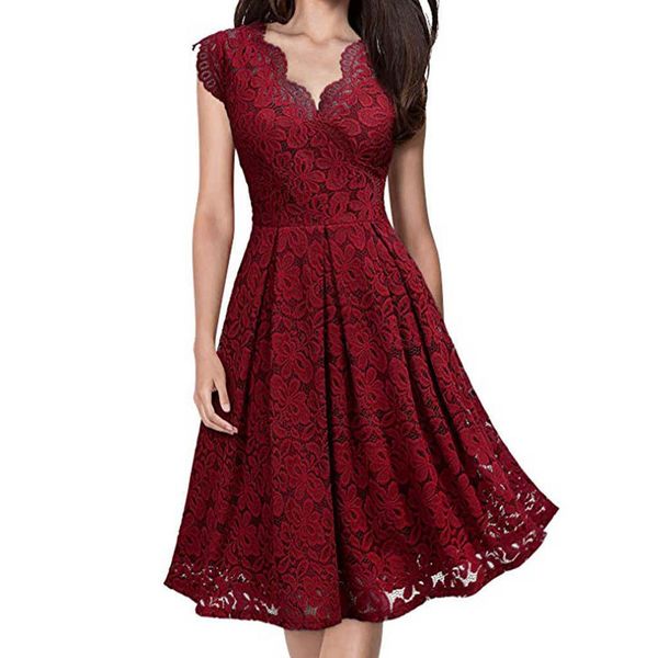 women clothes 2019 summer dress lace v-neck sleeveless off shoulder formal evening party dress dames jurken, Black;gray
women clothes 2019 summer dress lace v-neck sleeveless off shoulder formal evening party dress dames jurken, Black;gray