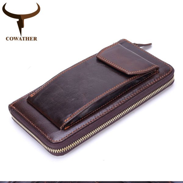 cowather 100% cow genuine leather wallet long style vintage wallets for men new design coffee male purse c9028 ing, Red;black
cowather 100% cow genuine leather wallet long style vintage wallets for men new design coffee male purse c9028 ing, Red;black