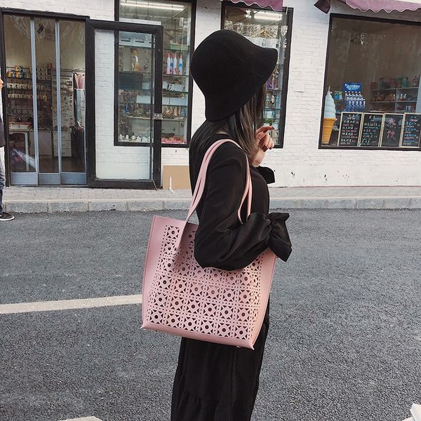 jihao original design bags for women 2019 pu leather female hollow out shoulder bag ladies fashion large capacity bucket bag
jihao original design bags for women 2019 pu leather female hollow out shoulder bag ladies fashion large capacity bucket bag