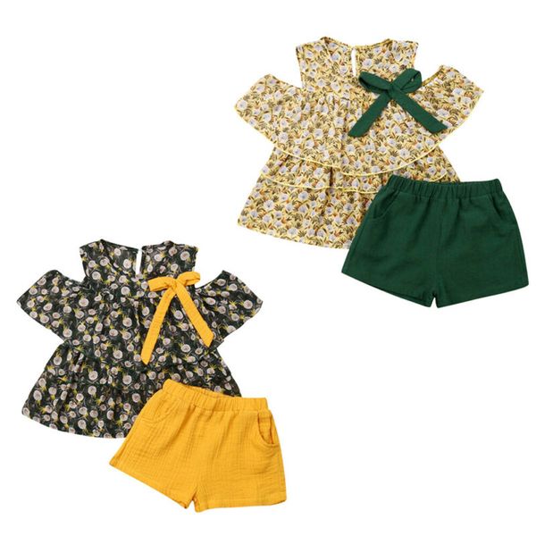 brand new baby set 2 pieces toddler baby girls floral t-shirt shorts sleeve ruffles outfits summer kids bow print 2019, Pink;blue
brand new baby set 2 pieces toddler baby girls floral t-shirt shorts sleeve ruffles outfits summer kids bow print 2019, Pink;blue
