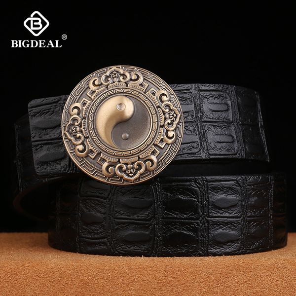 bigdeal 2018 new men belt genuine leather male belts vintage buckle leather belt waistband for men christmas new year gift, Black;brown
bigdeal 2018 new men belt genuine leather male belts vintage buckle leather belt waistband for men christmas new year gift, Black;brown