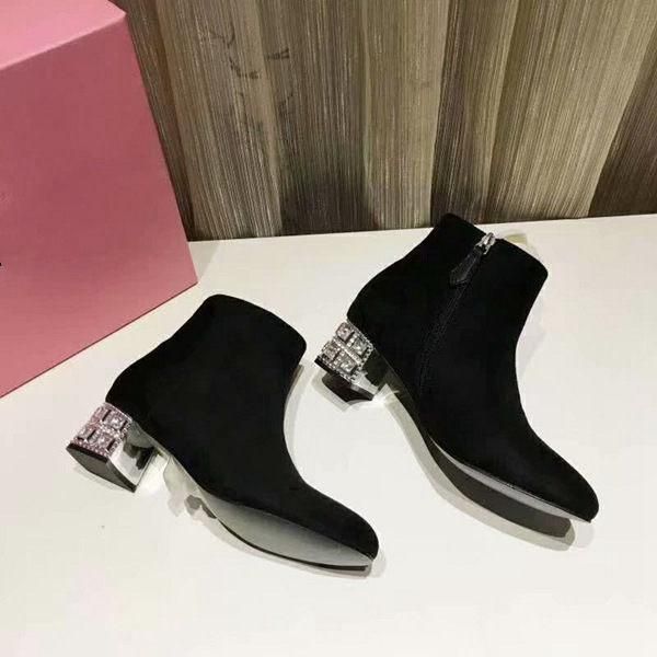 new fashion ladies boots luxury leather suede pointed ankle boots international brand designer shoes with 5cm 35-40 size, Black
new fashion ladies boots luxury leather suede pointed ankle boots international brand designer shoes with 5cm 35-40 size, Black