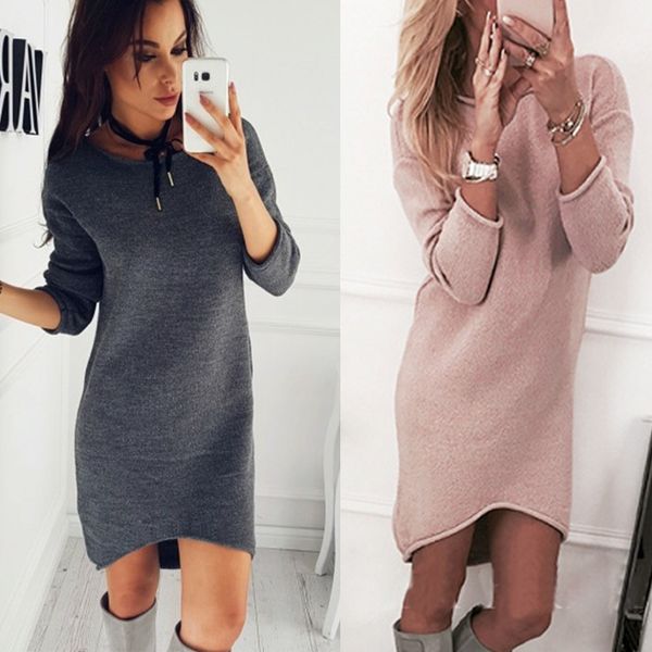autumn winter women fashion long sleeve pencil knitted sweater dress 2020, Black;gray
autumn winter women fashion long sleeve pencil knitted sweater dress 2020, Black;gray