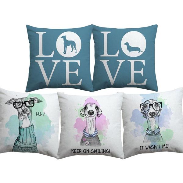 love dog cushion cover greyhound bullldog bulll terrier famous dog home decor pillow case living room home decoration
love dog cushion cover greyhound bullldog bulll terrier famous dog home decor pillow case living room home decoration