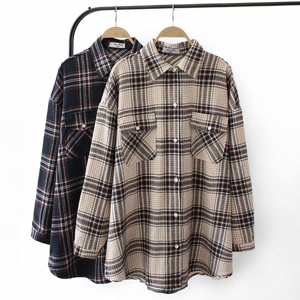 new oversized big size plus size women cotton coat 2019 autumn ladies outwear plaid coat female, Black;brown
new oversized big size plus size women cotton coat 2019 autumn ladies outwear plaid coat female, Black;brown