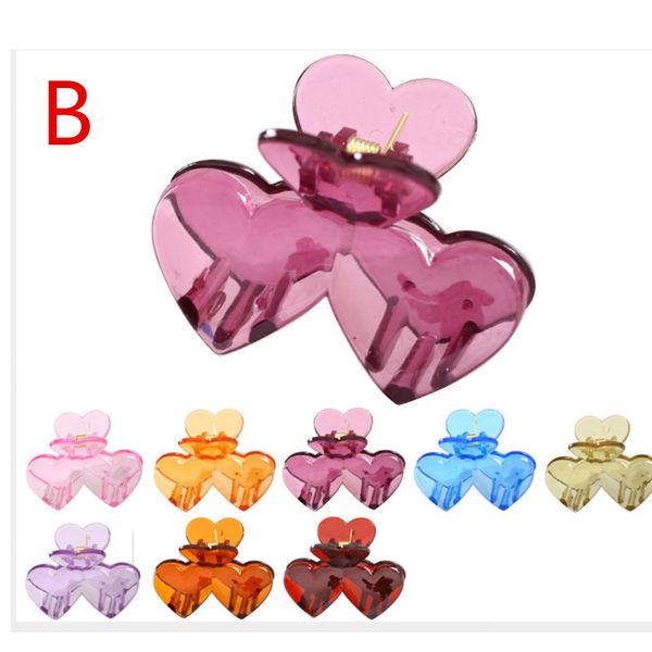 1 pc plastic fashion double heart claw clamp clips headwear women hair accessories for shower hairpins hairpins beauty styling, Golden;silver
1 pc plastic fashion double heart claw clamp clips headwear women hair accessories for shower hairpins hairpins beauty styling, Golden;silver