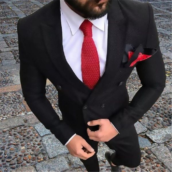 men's suits & blazers italian black suit formal double breasted men wedding for groom tuxedos 2 pieces(jacket+pants), White;black
men's suits & blazers italian black suit formal double breasted men wedding for groom tuxedos 2 pieces(jacket+pants), White;black