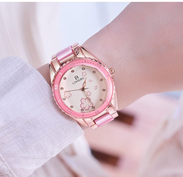 2019 longbo brand fashion watch women ceramic and alloy bracelet analog wristwatch montre relogio clock, Slivery;brown
2019 longbo brand fashion watch women ceramic and alloy bracelet analog wristwatch montre relogio clock, Slivery;brown