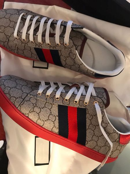 Grey designer Dress shoes Top Quality New ACE embroidered Paris Genuine Leather Designer Sneaker Mens Women Red bottom Party Casual Shoes
Grey designer Dress shoes Top Quality New ACE embroidered Paris Genuine Leather Designer Sneaker Mens Women Red bottom Party Casual Shoes